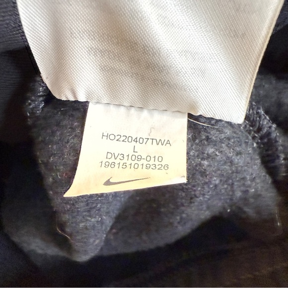 Nike Girl’s Black Basketball Half-Zip Cropped Sweatshirt Size L Casual Logo - Picture 14 of 16